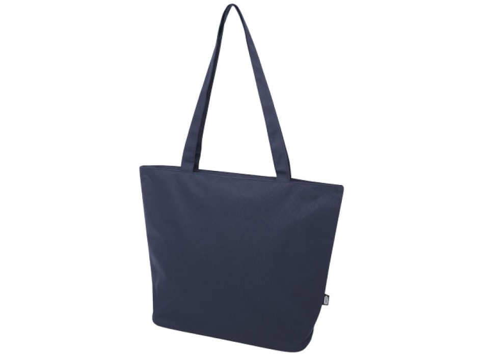 Tote bag in materiale riciclato certificato GRS con cerniera Panama 20l