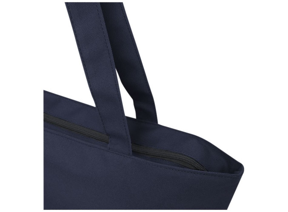 Tote bag in materiale riciclato certificato GRS con cerniera Panama 20l