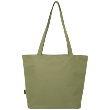 Tote bag in materiale riciclato certificato GRS con cerniera Panama 20l