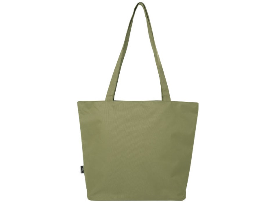 Tote bag in materiale riciclato certificato GRS con cerniera Panama 20l