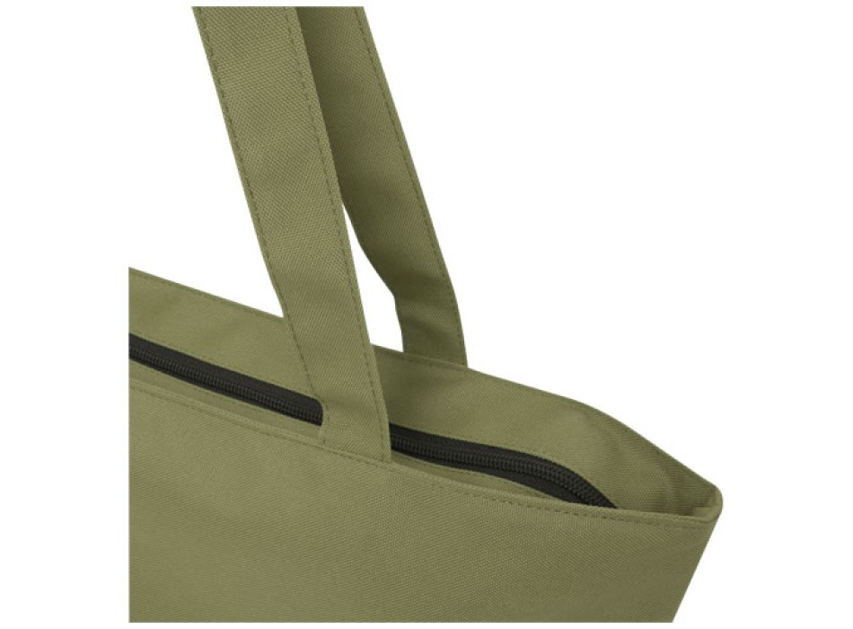 Tote bag in materiale riciclato certificato GRS con cerniera Panama 20l