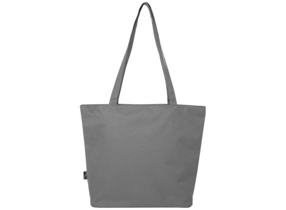 Tote bag in materiale riciclato certificato GRS con cerniera Panama 20l