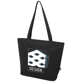 Tote bag in materiale riciclato certificato GRS con cerniera Panama 20l