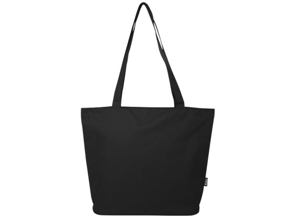 Tote bag in materiale riciclato certificato GRS con cerniera Panama 20l