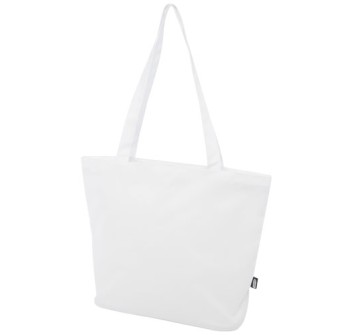 Tote bag in materiale riciclato certificato GRS con cerniera Panama 20l