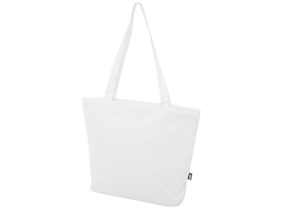 Tote bag in materiale riciclato certificato GRS con cerniera Panama 20l