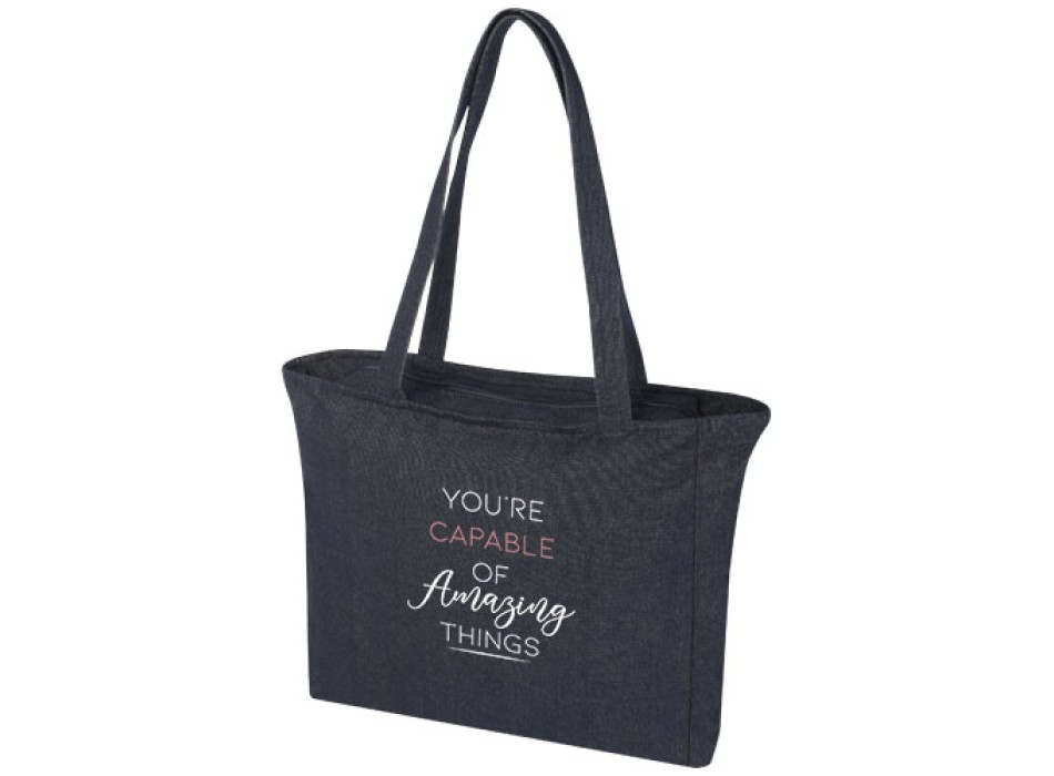 Tote bag in materiale riciclato da 500 g/m² Weekender Aware™