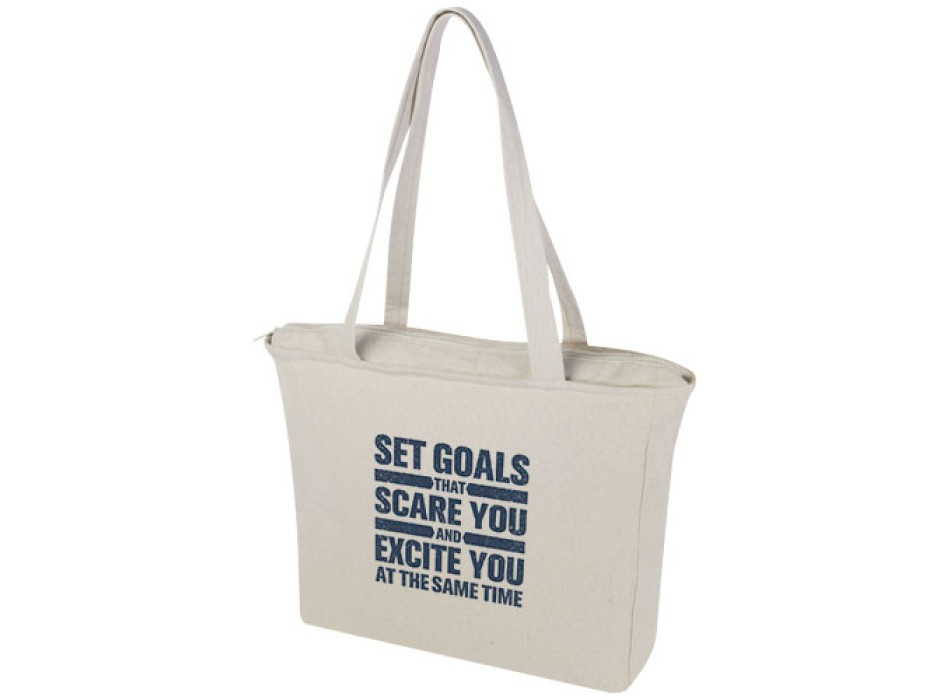 Tote bag in materiale riciclato da 500 g/m² Weekender Aware™