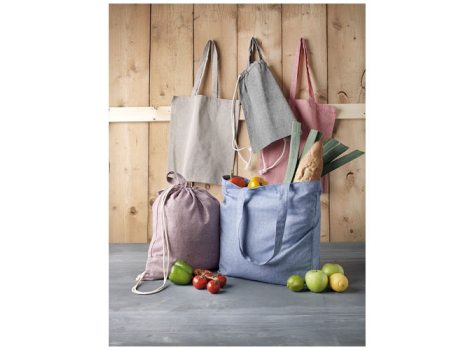 Tote bag in tessuto riciclato 210 g/m² Pheebs - 7L