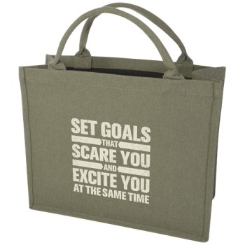 Tote bag per libri in materiale riciclato da 500 g/m² Page Aware™