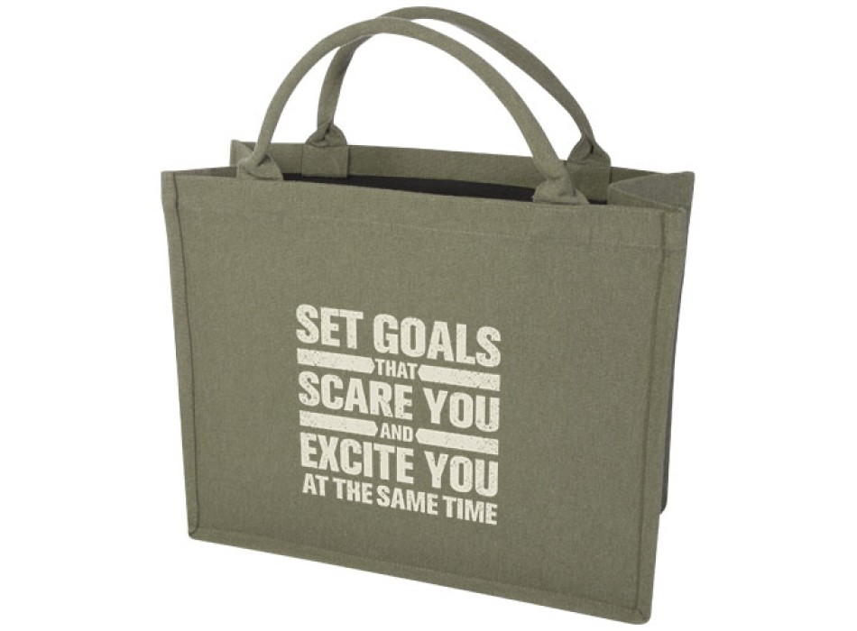 Tote bag per libri in materiale riciclato da 500 g/m² Page Aware™