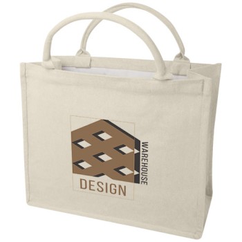 Tote bag per libri in materiale riciclato da 500 g/m² Page Aware™
