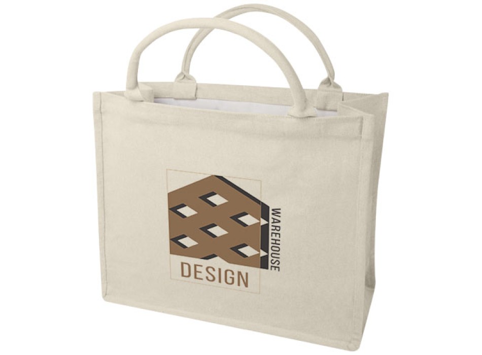 Tote bag per libri in materiale riciclato da 500 g/m² Page Aware™