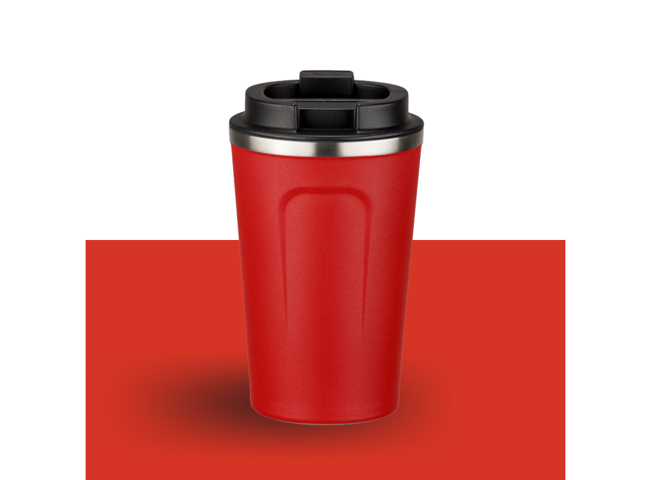 TRAVELLER SET: THERMAL MUG NORDIC 350 ml & FULL AUTOMATIC UMBRELLA