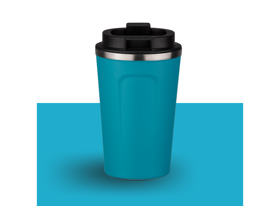 TRAVELLER SET: THERMAL MUG NORDIC 350 ml & FULL AUTOMATIC UMBRELLA