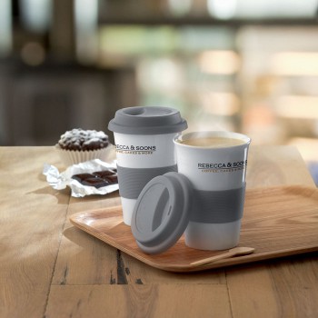 TRIBECA - Tazza in ceramica e silicone