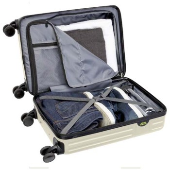 Trolley bagaglio a mano in materiale riciclato certificato GRS da 40 l per portatile da 20" Rover