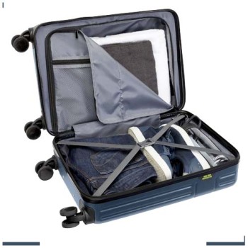 Trolley bagaglio a mano in materiale riciclato certificato GRS da 40 l per portatile da 20" Rover