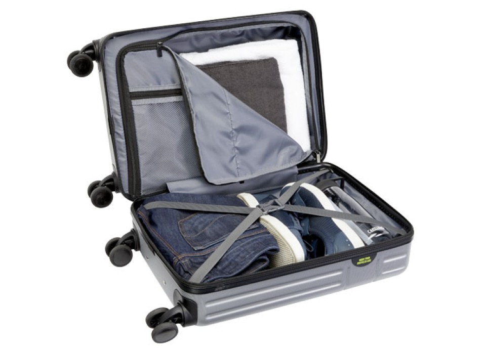 Trolley bagaglio a mano in materiale riciclato certificato GRS da 40 l per portatile da 20" Rover