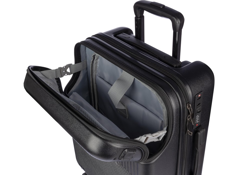Trolley in ABS con scomparto portacomputer Ulf