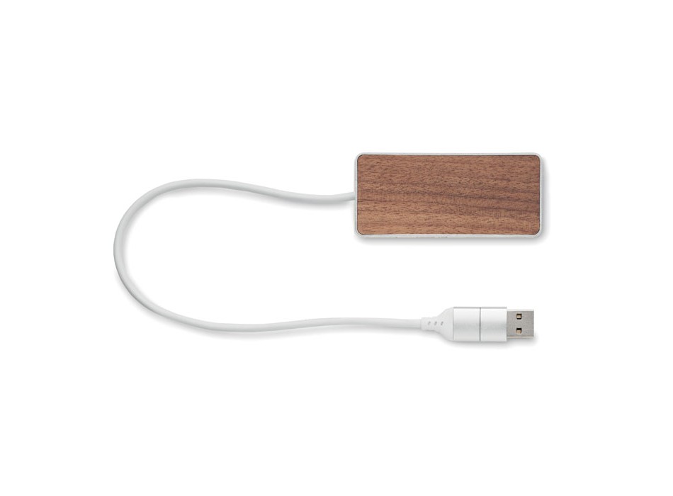 UBAH - Hub USB 4 porte 27,5 cm