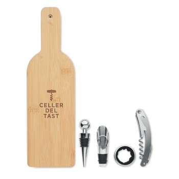VINOVAULT SET - Set da vino forma di bottiglia