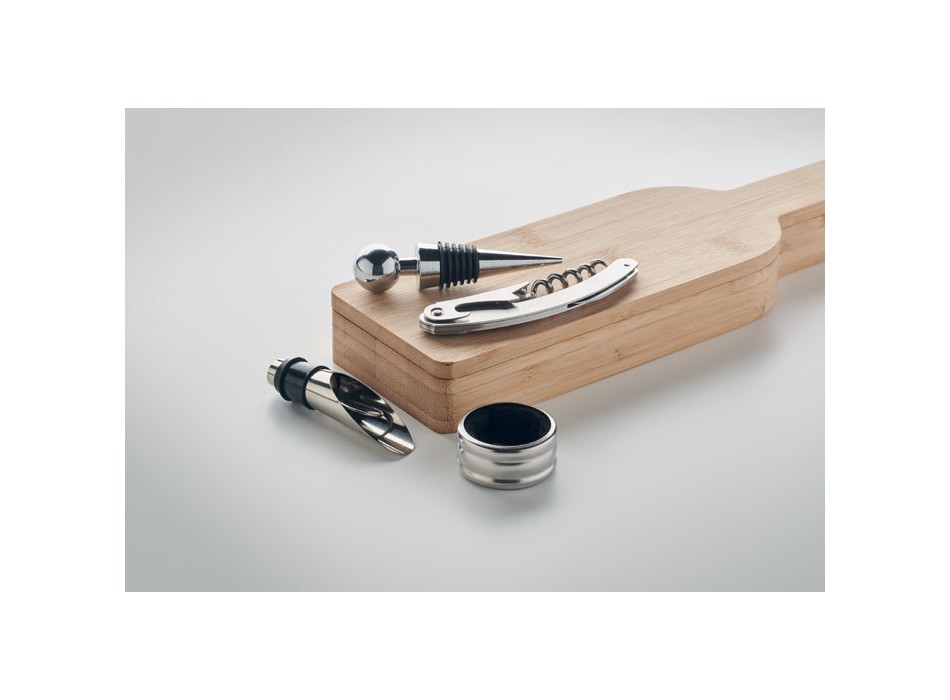 VINOVAULT SET - Set da vino forma di bottiglia