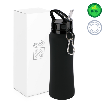 WATER BOTTLE SPORT CON MOSCHETTONE, 700 ml.