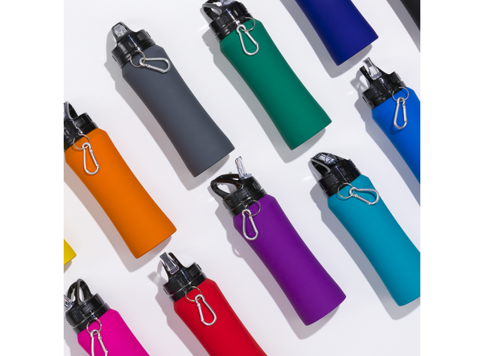 WATER BOTTLE SPORT CON MOSCHETTONE, 700 ml.