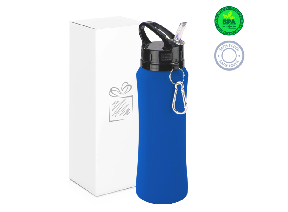 WATER BOTTLE SPORT CON MOSCHETTONE, 700 ml.