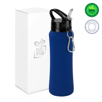 WATER BOTTLE SPORT CON MOSCHETTONE, 700 ml.