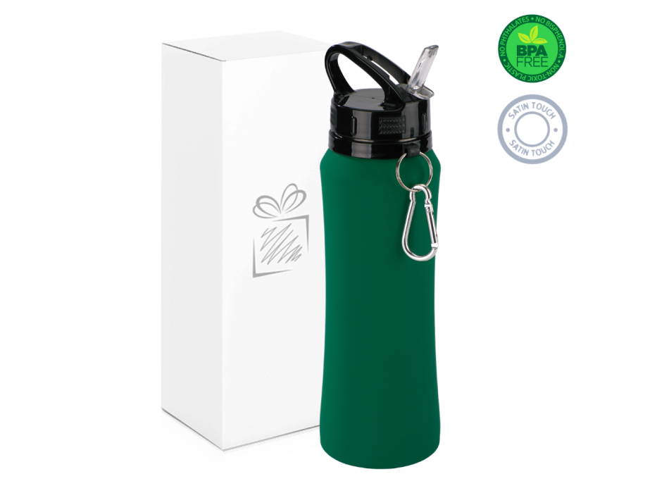 WATER BOTTLE SPORT CON MOSCHETTONE, 700 ml.