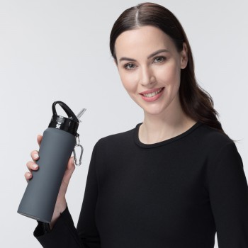 WATER BOTTLE SPORT CON MOSCHETTONE, 700 ml.