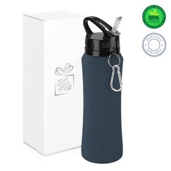 WATER BOTTLE SPORT CON MOSCHETTONE, 700 ml.
