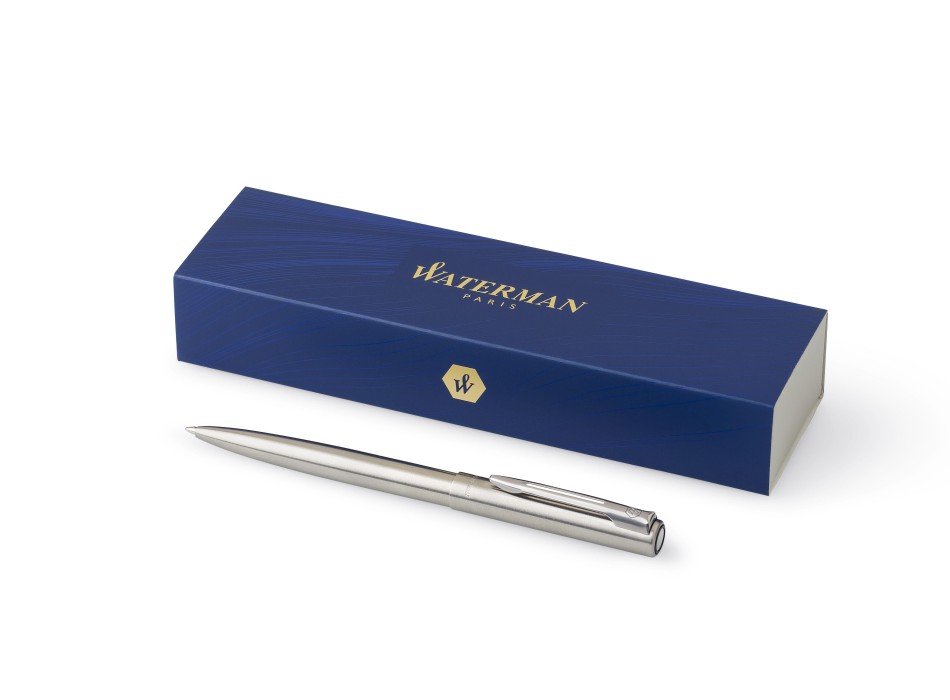 Waterman, penna a sfera Allure in ottone e cromo