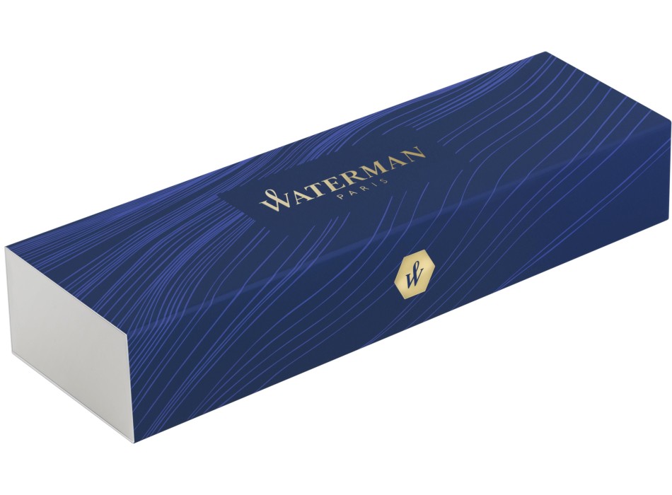 Waterman, penna stilografica Hemisphere in acciaio inox