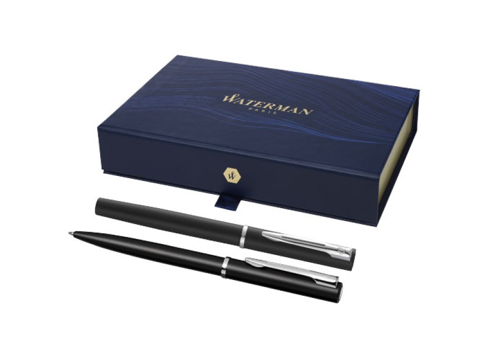 Waterman set penna a sfera e roller Allure (inchiostro nero)