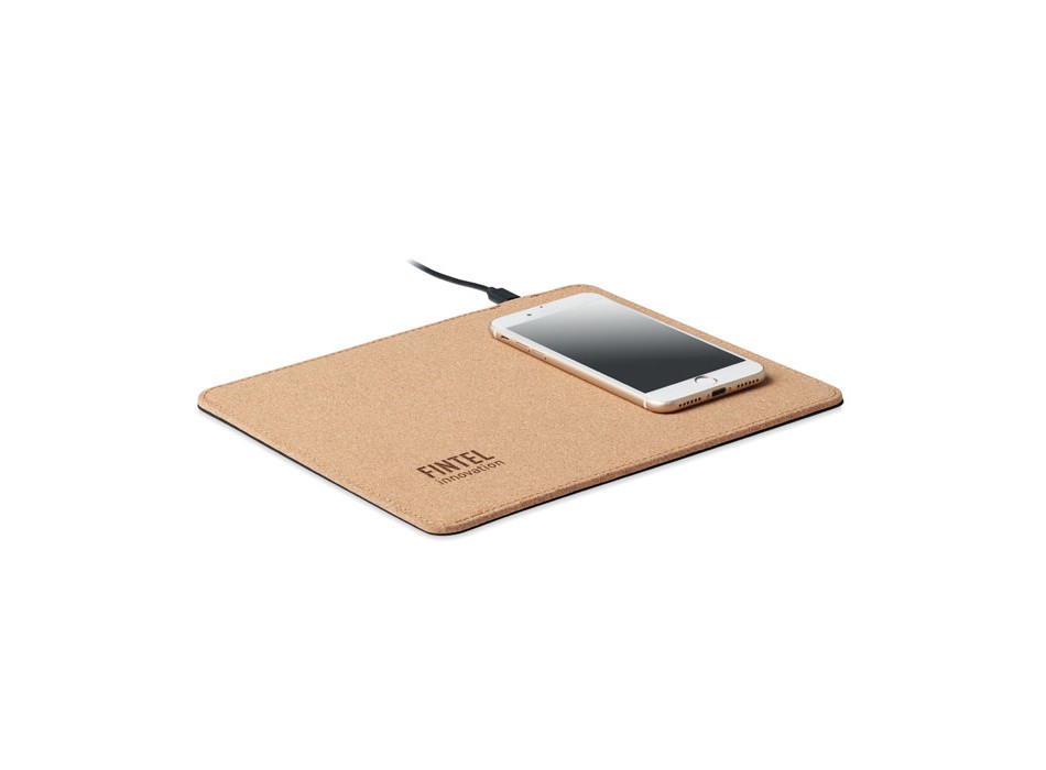WIRELESS MATTY - Mouse pad in sughero 15W