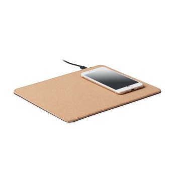 WIRELESS MATTY - Mouse pad in sughero 15W