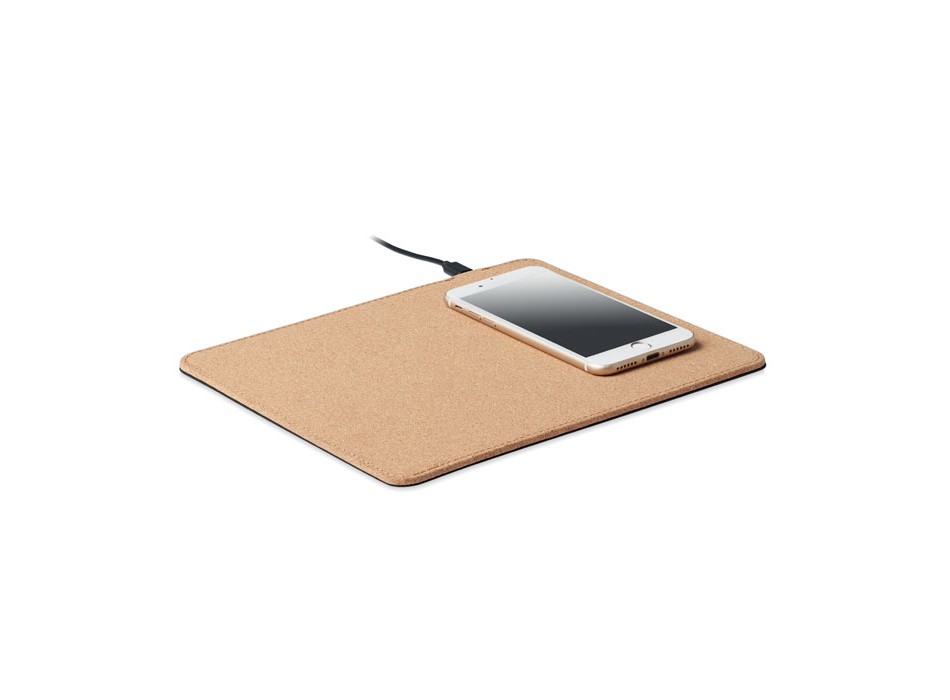 WIRELESS MATTY - Mouse pad in sughero 15W