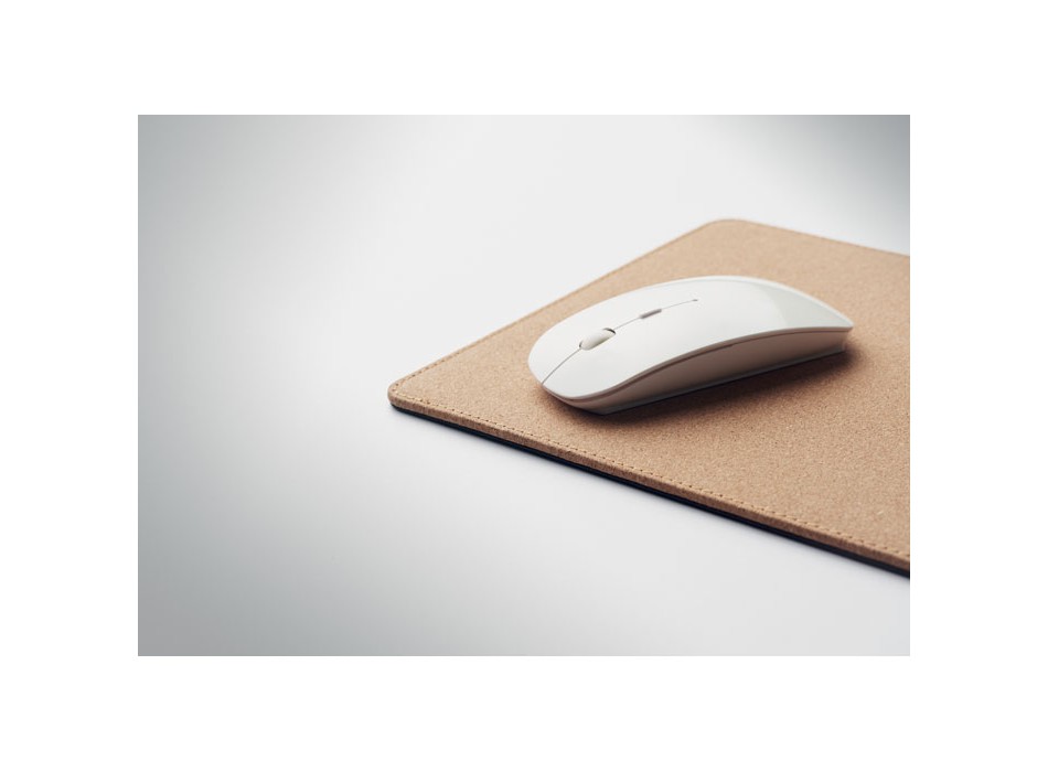 WIRELESS MATTY - Mouse pad in sughero 15W