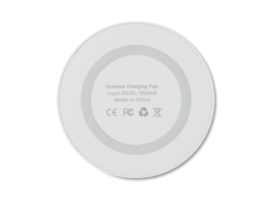 WIRELESS PLATO - Caricatore wireless tondo
