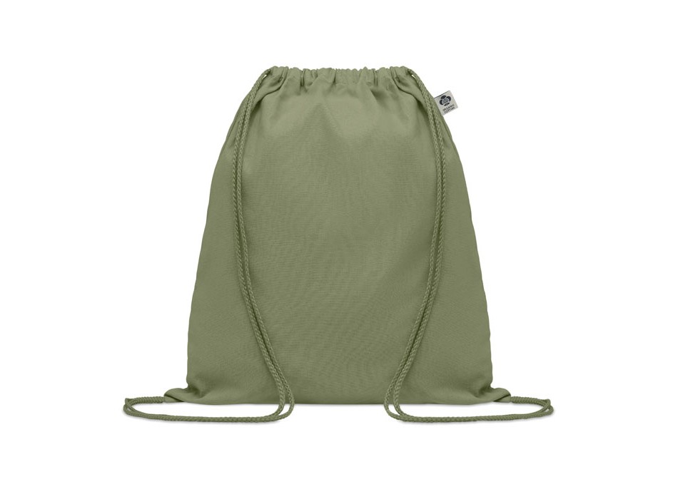 YUKI COLOUR - Borsa con coulisse in cotone or