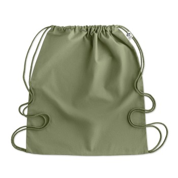 YUKI COLOUR - Borsa con coulisse in cotone or