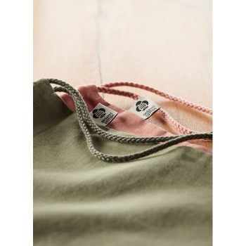 YUKI COLOUR - Borsa con coulisse in cotone or