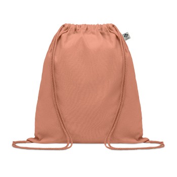 YUKI COLOUR - Borsa con coulisse in cotone or