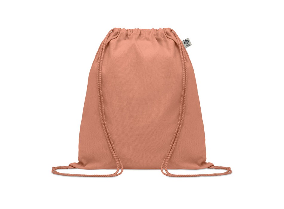 YUKI COLOUR - Borsa con coulisse in cotone or