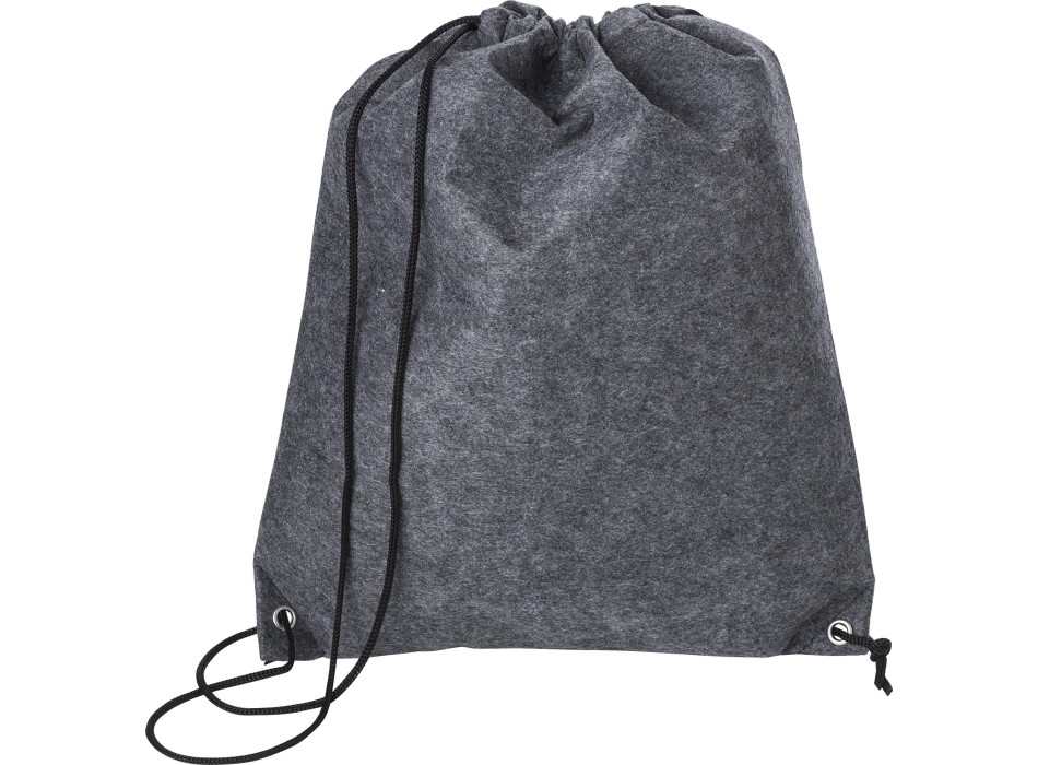 Zaino a sacca, chiusura a coulisse in feltro rPET Maya