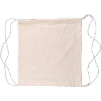 Zaino a sacca con coulisse in cotone Oeko-Tex 150 g/m2 Bridget