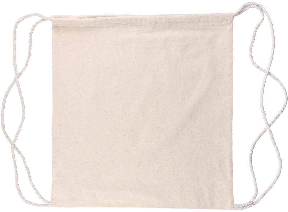 Zaino a sacca con coulisse in cotone Oeko-Tex 150 g/m2 Bridget